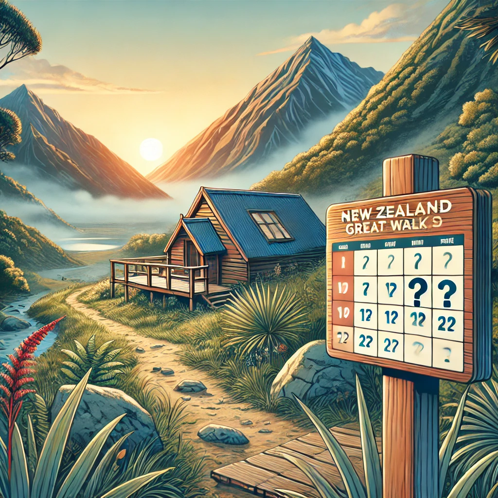 When will the NZ Great Walks be released?